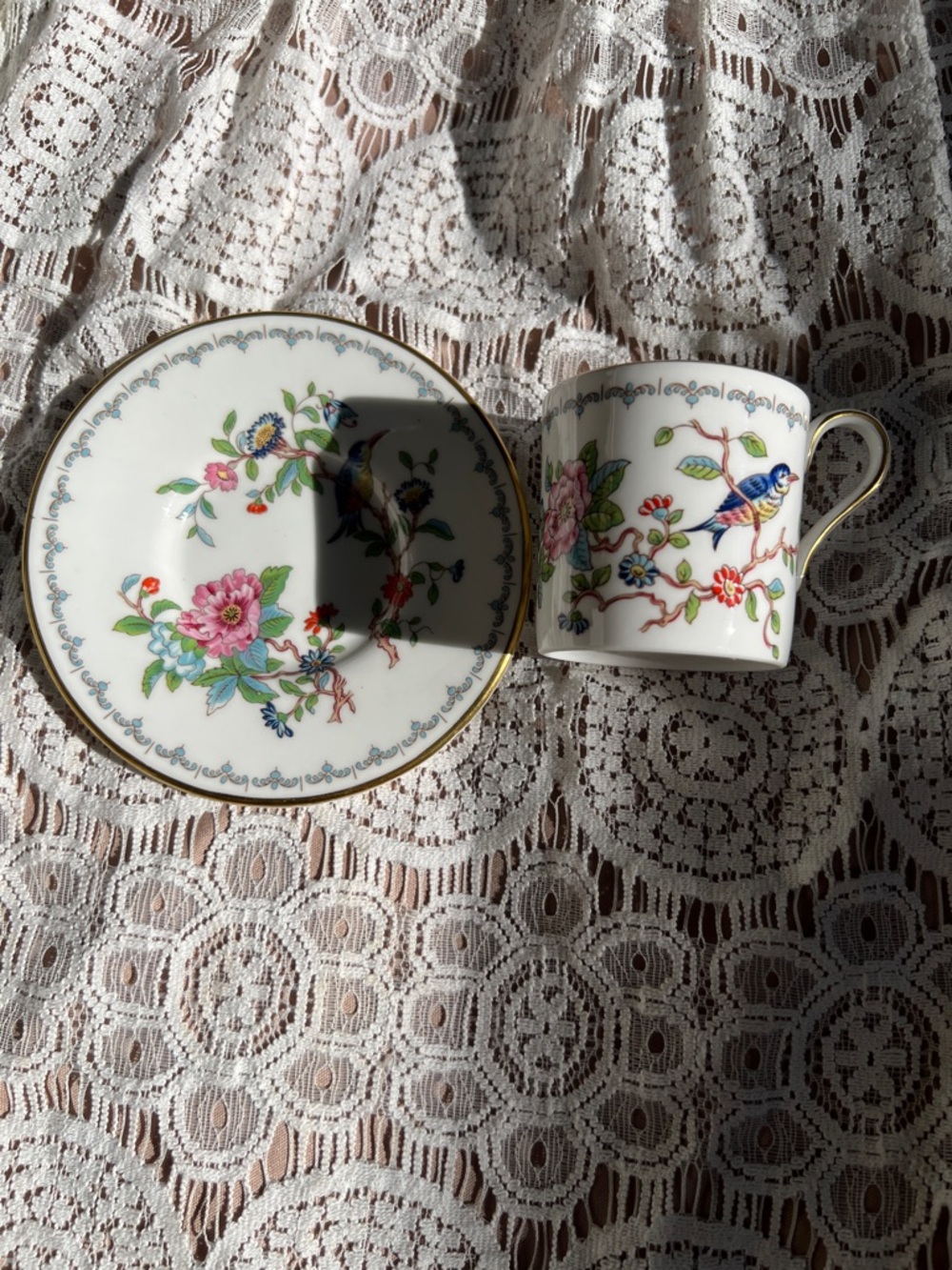 Aynsley Est 1775 -Pembroke Design Teacup & Saucer